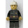 LEGO Fireman mit Flamme Badge Zipper und Weiß Feuer Helm Minifigur