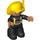 LEGO Brandweerman met Koptelefoon Duplo-figuur