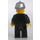 LEGO Fireman with Metallic Silver Helmet Minifigure