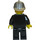 LEGO Fireman with Metallic Silver Helmet Minifigure