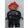 LEGO Bombero con Rojo Casco y bigote Figura Duplo