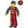 LEGO Fireman with Red Legs and Helmet Technic Figure