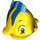 LEGO Fish with Blue (Flounder) with Big Eyes (95355)