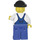 LEGO Fisherman with Blue Overalls Minifigure