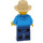 LEGO Fisherman avec Dark Azure Hoodie Figurine