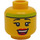 LEGO Fitness Instructor Head (Recessed Solid Stud) (3626 / 97078)