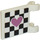 LEGO Flag 2 x 2 with box of fries and heart on reverse Sticker without Flared Edge (2335)