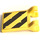 LEGO Flag 2 x 2 with Scratched Warning stripes yellow/black Sticker without Flared Edge (2335)