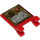 LEGO Drapeau 2 x 2 avec Screen / Damaged Metal assiette, rouge Light et Speaker Autocollant sans bord évasé (2335)