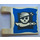 LEGO Flag 2 x 2 with Skull and Cutlass without Flared Edge (2335 / 48983)