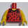 LEGO Flamenco Dancer Torso with Yellow Arms and Yellow Hands (973 / 88585)