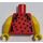 LEGO Flamenco Dancer Torso with Yellow Arms and Yellow Hands (973 / 88585)