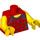 LEGO Flamenco Dancer Torso with Yellow Arms and Yellow Hands (973 / 88585)