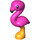 LEGO Flamingo mit Schwarz Schnabel und Pink Feathers (67388)