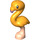 LEGO Flamingo mit Bright Orange Feathers (77366)