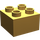 LEGO Flaches dunkles Gold Duplo Backstein 2 x 2 (3437 / 89461)