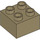 LEGO Flat Dark Gold Duplo Brick 2 x 2 (3437 / 89461)
