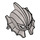 LEGO Flat Silver Atlantean Helmet with Fish Fins (33863)