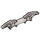 LEGO Platt Silver Bat-a-Rang med Handgrip i Middle (98721)