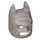 LEGO Effen Zilver Batman Cowl Masker met hoekige oren (10113 / 28766)