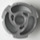 LEGO Flat Silver Bionicle Hto 2003 Puck (44812)