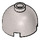 LEGO Flat Silver Brick 2 x 2 Round with Dome Top (Safety Stud, Axle Holder) (3262 / 30367)