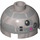 LEGO Flat Silver Brick 2 x 2 Round with Dome Top with R2-BHD Astromech Droid Head (with Axle Holder) (18841 / 33515)