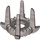 LEGO Flat Silver Crown with 4 Spikes (18165)