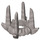 LEGO Flat Silver Crown with 4 Spikes (18165)