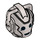 LEGO Flat Silver Cyberman Head (24311)