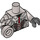 LEGO Flat Silver Cyborg Minifig Torso (973 / 34412)