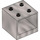 LEGO Flat Silver Duplo Drawer 2 x 2 x 28.8 (4890)