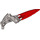 LEGO Flat Silver Firebolt with Flexible Red Blade (87806)