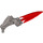 LEGO Flat Silver Firebolt with Flexible Red Blade (87806)