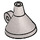 LEGO Flat Silver Funnel Hat with Ring Handle (45756)