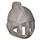LEGO Flaches Silber Helm mit Gesicht Gitter (4503 / 15569)
