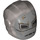 LEGO Flat Silver Helmet with Smooth Front with Iron Man Mark 1 (28631 / 46037)
