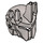 LEGO Flaches Silber Helm mit Spikes (49484)