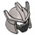 LEGO Flat Silver Helmet with Spikes and Face Mask with Mask (12617 / 17980)