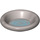 LEGO Flaches Silber Minifig Abendessen Platte mit Water Swirl (6256 / 39346)