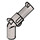 LEGO Argent plat Minifig Arme à feu Revolver (30132 / 88419)