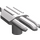 LEGO Flat Silver Minifig Weapon Bladed Claw (88811)