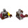 LEGO Flaches Silber Mo-Hawk Minifig Torso (973 / 76382)
