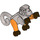 LEGO Flat Silver Monkey with Arms (2550 / 99402)