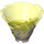 LEGO Flaches Silber Ninjago Spiral mit Transparent Neon Green oben (50663)