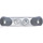 LEGO Flat Silver Plate 1 x 4 with Exhaust Ports (61072)