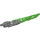 LEGO Flat Silver Protector Sword with Bright Green Blade (24165)