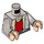 LEGO Flaches Silber Qi&#039;ra Corellian Outfit Minifig Torso (973 / 76382)