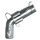 LEGO Flat Silver Revolver (Solid Handle) (30132 / 88419)