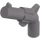 LEGO Flat Silver Revolver (Solid Handle) (30132 / 88419)